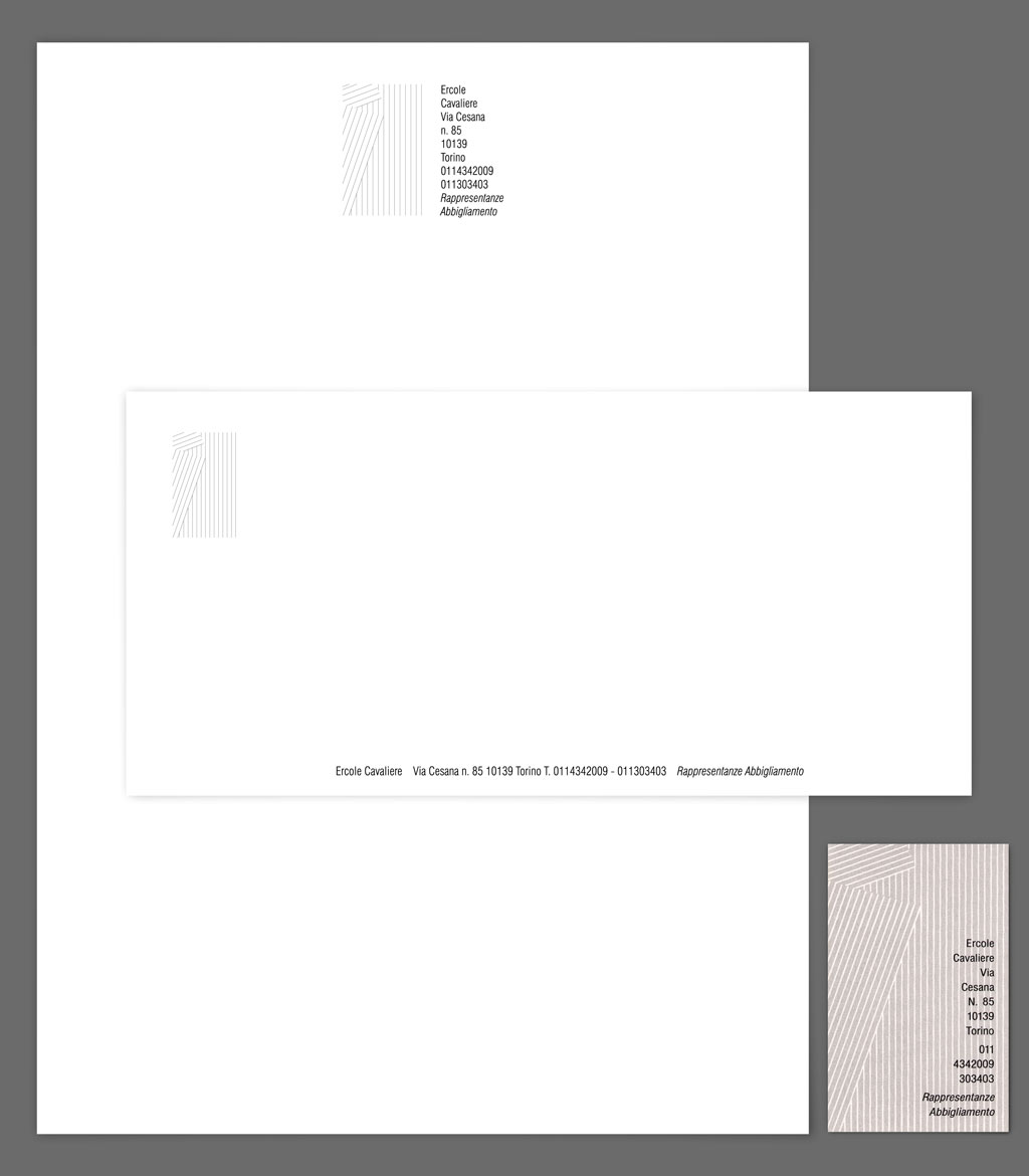 Corporate identity Ercole Cavaliere rappresentanze